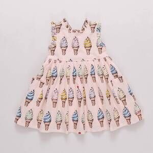 NEW PINK CHICKEN girls alyssa dress in soft serve